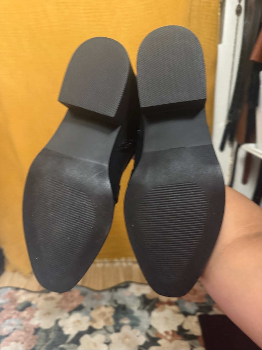 JustFab Black Ankle Booties - Picture 7 of 7